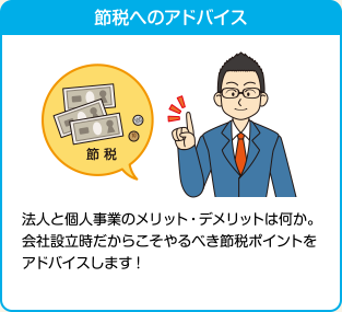 節税へのアドバイス